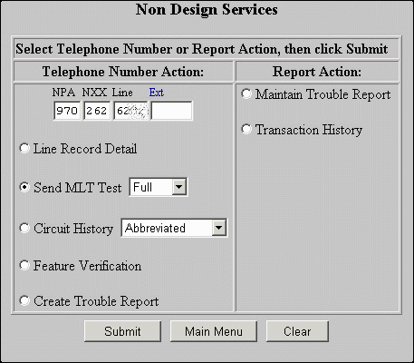 requesting an MLT test